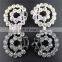 Wholesale Ex-factory price rhinestone snap white button
