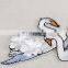 2017 Special design beaded swan applique embriodery patch