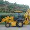 Monoblock High quality 4wd whole frame Backhoe loader 388