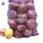 Manufacturer plastic small packing onion garlic mesh net bag