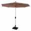 270-8 Alu Market Umbrella with wooden coated