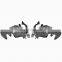 2 pcs Rear Left & Right Disc Brake Caliper For Audi A4 1.8L A6 2.8 3.0 VW Passat 8E0615423 8E0615424