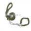 Cheap braided leather dog collars and leashes nylon pet leash
