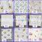 Bamboo and Cotton  Muslin Swaddle Blankets, Alphabet, 47" x 47"