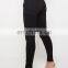 DiZNEW Europe fashion high waist straight cut out black skinny jeans ladies