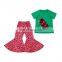 Kids Sequin Cactus Raglan Shirt And Bell Bottoms Pants