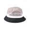 Design your own metal label cotton plain bucket hats custom adults