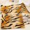 customize autumn and winter pet supplies flannel warm pet blanket tiger pattern pet dog cat teddy blanket