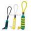 hot sale Eco-friendly material interactive dog toy stretchy  rope stick