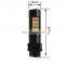 Car LED Projector Lens Light 1156 7440 3156 Xenon White Gold Amber 1157 7443 3157 Dual Color SMD 2835 LED Bulb