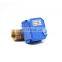 brass motorized ball valve mini electric actuator water control valve 3v 5v 6v 12v 24v 110v 220v DN15 DN20 DN25