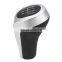 Car 5 6 Speeds Matt Sliver Gear Shift Knob For BMW E53 E60 E61 E81 E82 E83 E84 E87 E90 E91 E92 Car Level Stick Shifter Leather