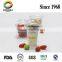 plastic material diposable clear PET yogurt cup with lids wholesale from china