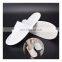 1/5 Pairs White Towelling Open Closed Toe Hotel Disposable Slippers Hotel Slippers Disposable Spa Shoes