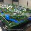 ABS plastic building model making, master plan model with miniature house