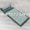 Yoga Back Massager Cushion Set Lotus Spike Acupuncture Acupressure Mat Relieves Stress of Lower Upper Back and Sciatic Pain