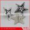 Star Type Military Custom Brooch For Men's