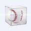clear single baseball cube acrylic cube baseball display case