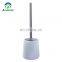 Colorful plastic cover	toilet brushed holder  stainless steel body toilet brush holder Household  Toilet Brush and Holder