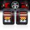 LED Tail Light Reverse Brake Turn Signal Rear Lamps For Wrangler JK 07-17