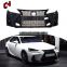 CH High Quality Popular Products Exhaust Taillights Svr Cover Grille Wheel Eyebrow Body Kits For LEXUS IS250 2009-2012