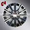 CH 2 Piece 19 Inch Rainbow Color Customized Wild Carbon Diecast Loader Car Part Aluminum Alloy Wheel Forged Car Wheels