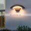 Simple creative led outdoor waterproof wall lamp courtyard balcony door moon-shaped wall lamp