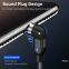 2nd Gen 540 Rotation Micro USB Type C magnetic charging cable Nylon Braided Magnetic Fast Charging Usb Cable