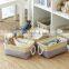2022 Clothes Organizer Custom Organizer Storage Box Foldable Linen Packaging Boxes With Hemp Rope Box Packaging for Household