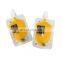 spout pouch matte finished customized juice doypack pouch with spout 50ml 100ml 150ml liquid drink bag