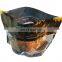 Custom resealable bolsa clear transparent stand up pouch microwavable zipper retort pouch food packaging zipper bag