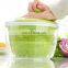 High Quality Kitchen Accessories Plastic Vegetable Small Collapsible Salad Spinner