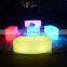 modern led waterproof nice quality chair light LED drum stool led light chair hookah lounge furniture