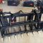 China skid steer root rake attachments log grapple for skid steer
