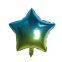 18 Inch Heart Star Gradient Color Foil Balloon Rainbow Aluminum Foil Balloon Wedding Party Decoration