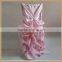 C001N small MOQ and good quality light green ruffled party chair cover
