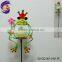 glow in the dark metal garden decoration owl stakes