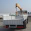 Selling a used crane truck howo mounted mini crane truck for sale