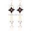 Multicolor fashion drop earrings for women 2015 long tassel earrings fancy earrings for girls