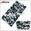 Stretchy and breathable microfiber polyester multi camouflage seamless tube scarf