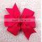 crochet hair bow, applique bows