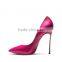 Made in China Cheap Price Wholesale Fashion Metal Heel Shoes Women High Quality Ladies High Heels
