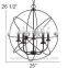 Metal Cage Industrial Vintage 5 Light Lighting Chandelier Zhongshan Lighting