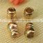 gold cord end cord end stopper metal cord end
