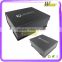 Customization black jewelry gift high quality packing box fill foam