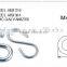 HIGH QUALITY ZINC PLATED SPRING CLIP "S" HOOK