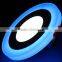 BIS Driver!!Blue/Red/Green/Pink round two color led panel light Faner