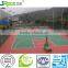 rubber covering plastic outdoor flooring material for outdoor sport