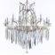 16 lights chrome finished k9 crystal deco affordable chandelier price