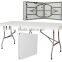 2016 180cm HDPE folding table -6' rectangle folding table HDPE table top